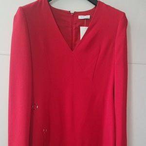 Original Mugler sheath dress Red size 8